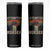 Funny Literary Skinny Tumbler Attempted Murder Two Crows Bird on Branch TS14 Black Print Your Wear