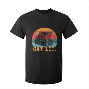 Book Lover T Shirt For Kid Get Lit Literature Reading TS14 Black Print Your Wear