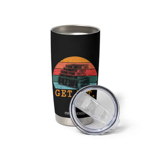 Book Lover Tumbler Cup Get Lit Literature Reading TS14 Print Your Wear