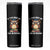 Funny Book Lover Students Skinny Tumbler If You Need Me Owl Be Reading TS14 Black Print Your Wear