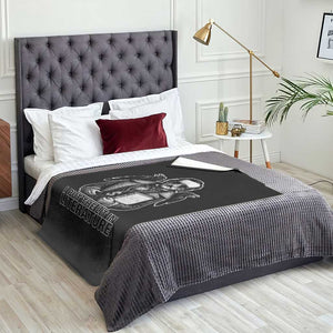 Funny Edgar Allan Poe Throw Blanket I Put The Lit In Literature TS14 Print Your Wear