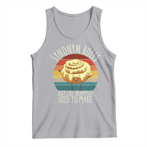 Funny English Grammar Tank Top Synonym Rolls Just Like Grammar Used To Make TS14 Athletic Heather Print Your Wear
