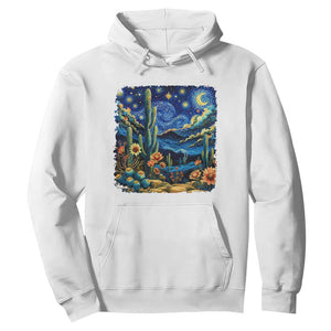 Desert Night Cactus Starry Night Arizona Stars Sky Nature Lover Gift Hoodie