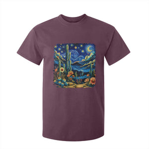 Desert Night Cactus Starry Night Arizona Stars Sky Nature Lover Gift T Shirt For Kid
