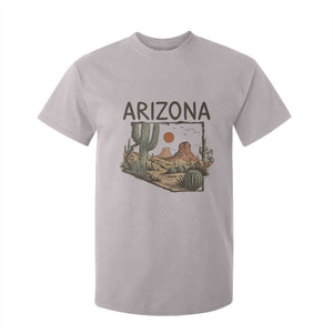 Arizona State Map Desert Landscape Cactus Southwest T Shirt For Kid