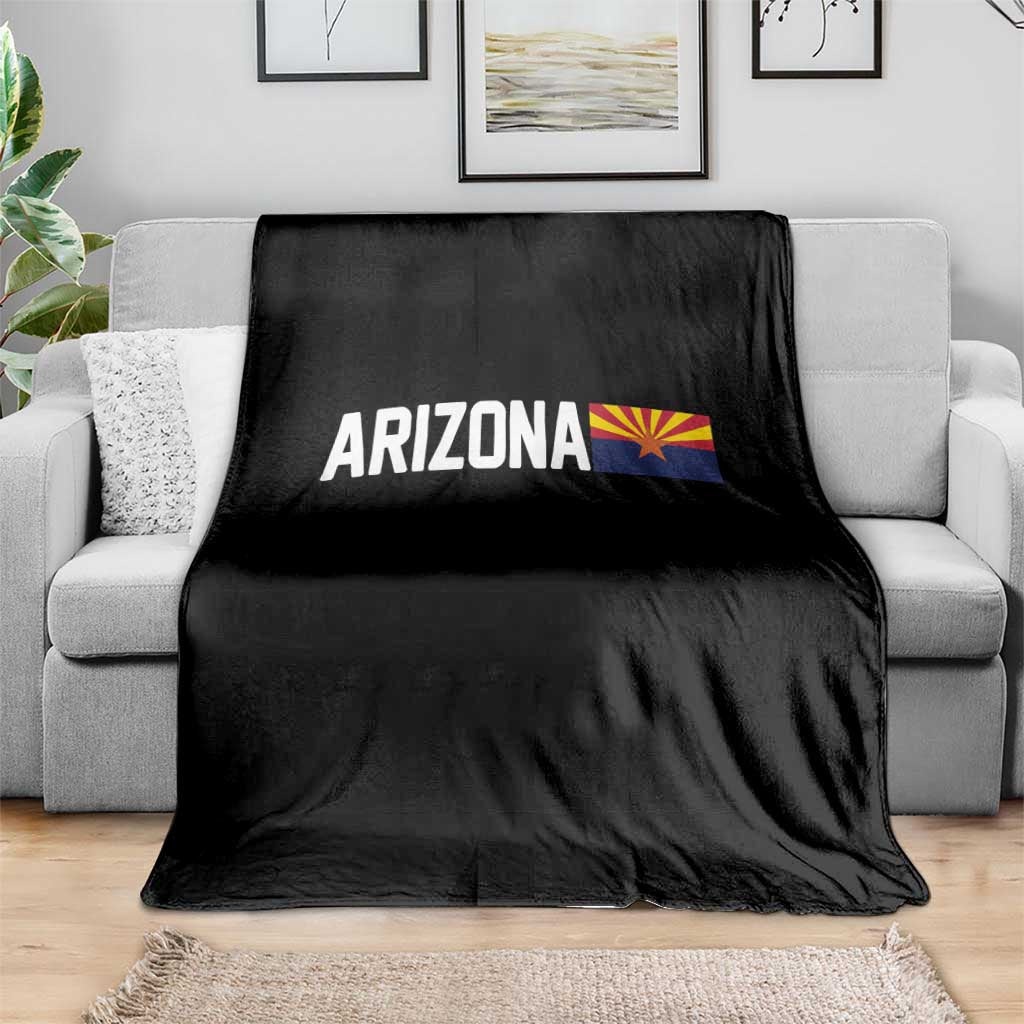 Vintage Arizona AZ State Flag Throw Blanket
