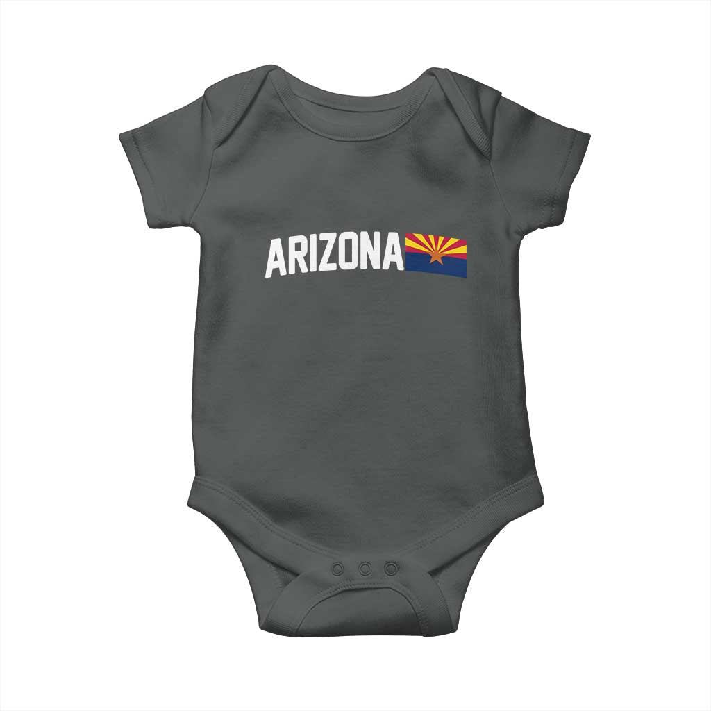 Vintage Arizona AZ State Flag Baby Onesie
