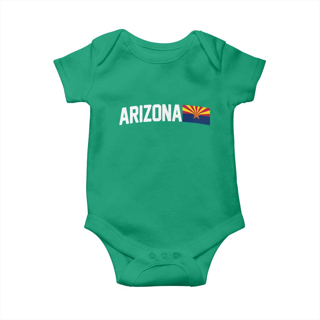 Vintage Arizona AZ State Flag Baby Onesie