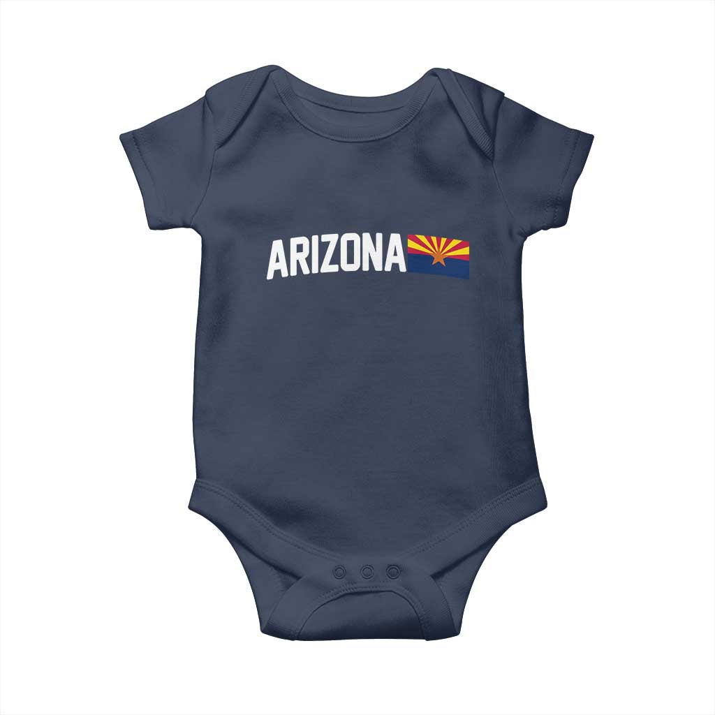Vintage Arizona AZ State Flag Baby Onesie