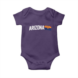 Vintage Arizona AZ State Flag Baby Onesie