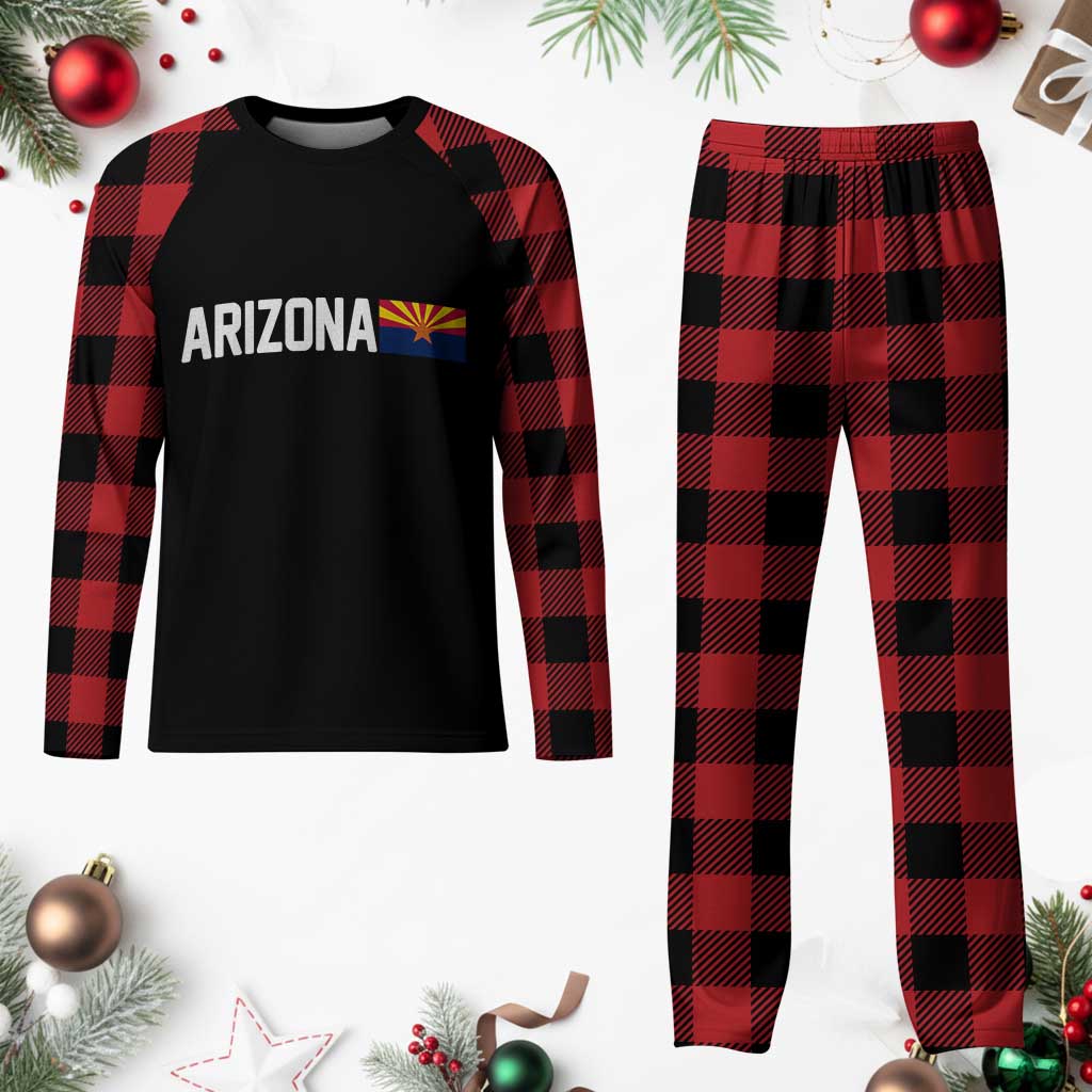 Vintage Arizona AZ State Flag Plaid Pajama Set
