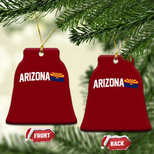 Vintage Arizona AZ State Flag Ceramic Ornament