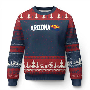 Vintage Arizona AZ State Flag Ugly Christmas Sweater