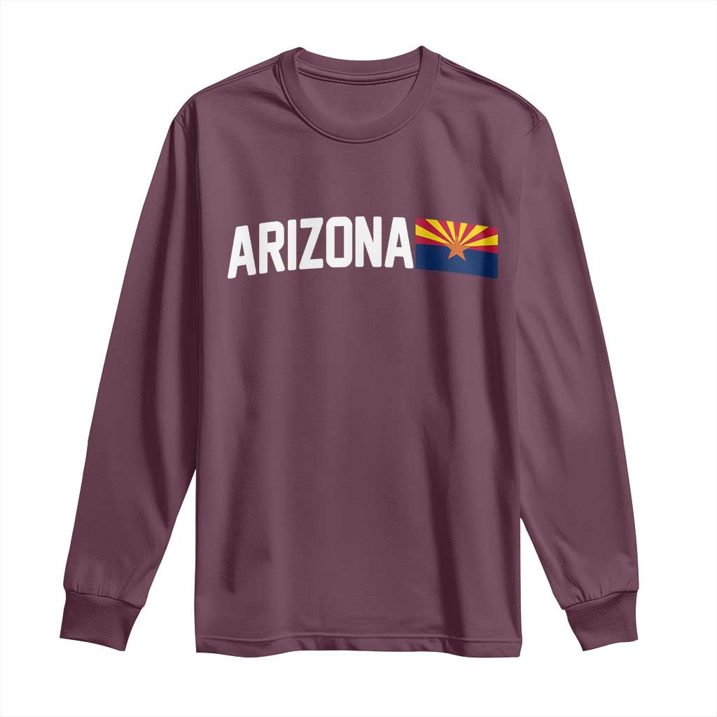 Vintage Arizona AZ State Flag Long Sleeve Shirt
