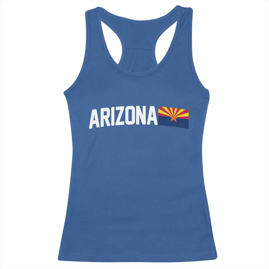 Vintage Arizona AZ State Flag Racerback Tank Top