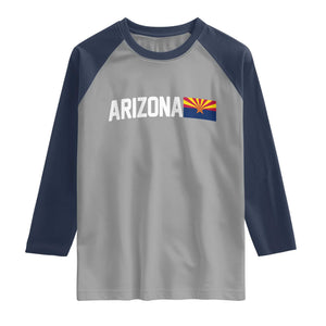 Vintage Arizona AZ State Flag Raglan Shirt