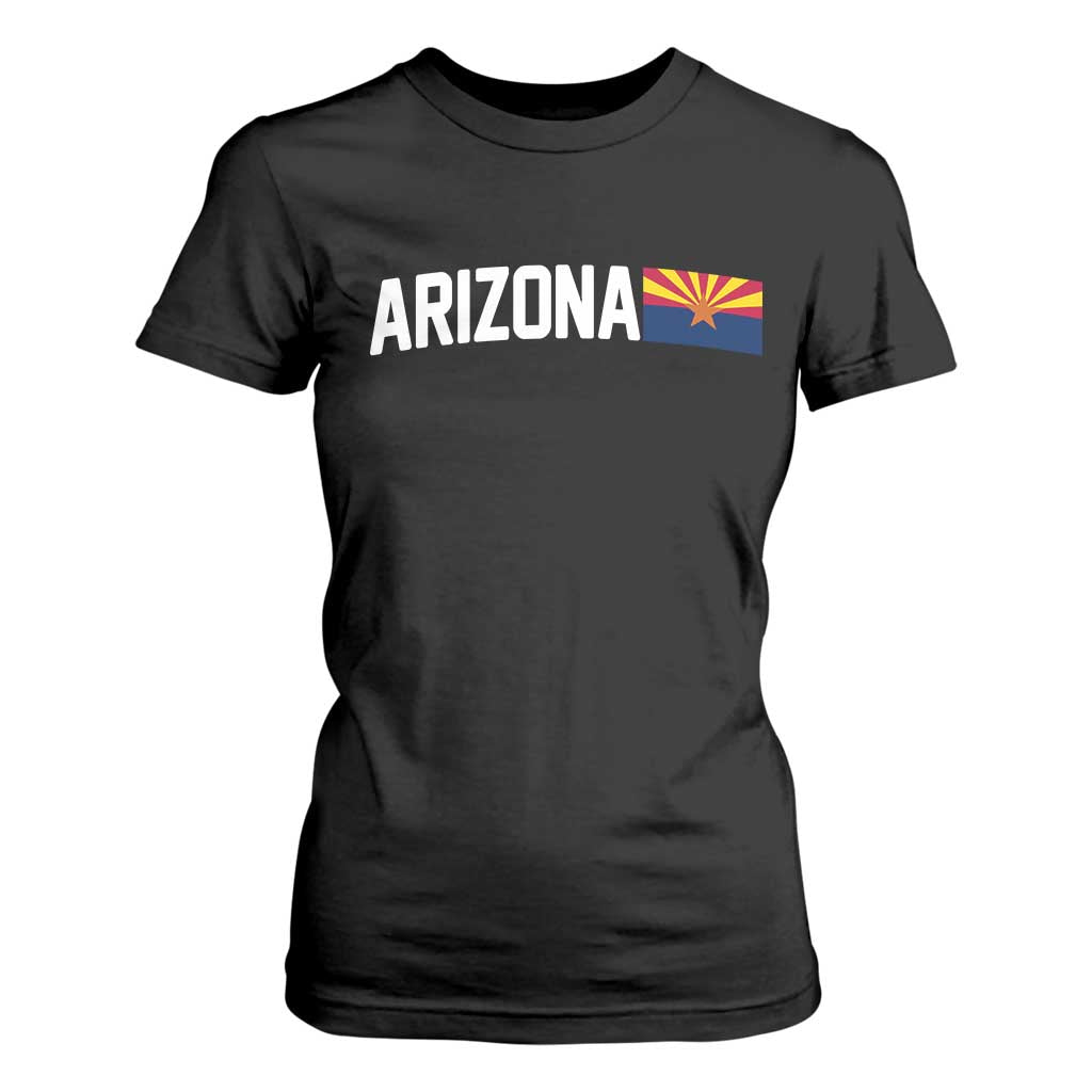 Vintage Arizona AZ State Flag T Shirt For Women