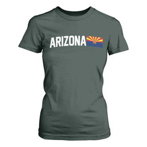 Vintage Arizona AZ State Flag T Shirt For Women