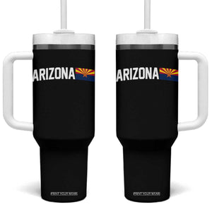 Vintage Arizona AZ State Flag Tumbler With Handle