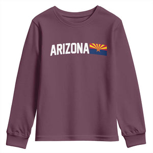 Vintage Arizona AZ State Flag Youth Sweatshirt