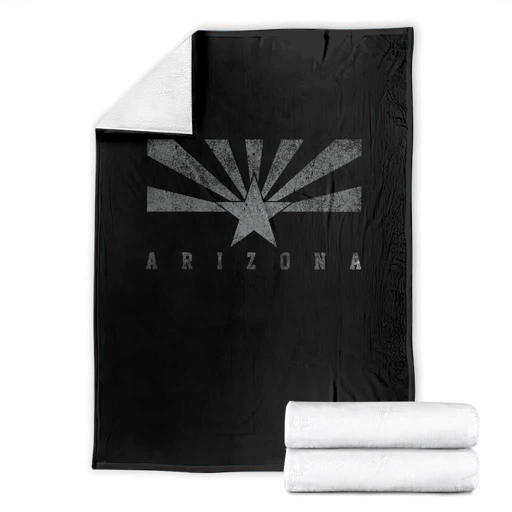 Arizona State Flag Pride Southwest Heritage Americana Throw Blanket TS14 Black Print Your Wear