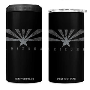 Arizona State Flag Pride Southwest Heritage Americana 4 in 1 Can Cooler Tumbler