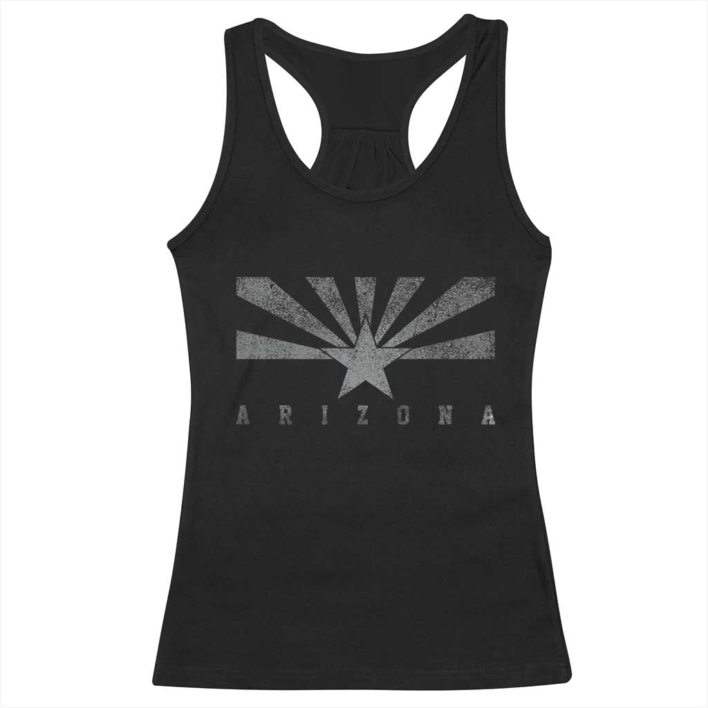 Arizona State Flag Pride Southwest Heritage Americana Racerback Tank Top TS14 Black Print Your Wear