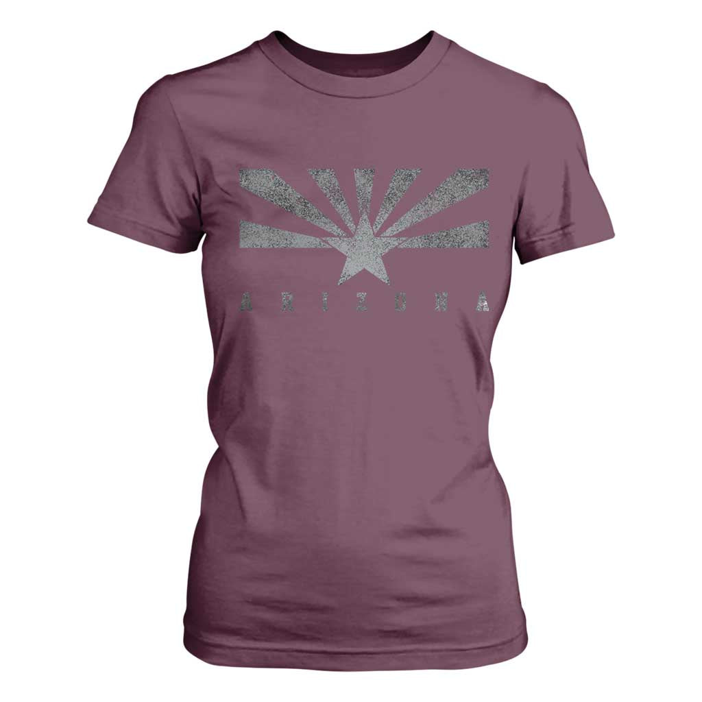 Arizona State Flag Pride Southwest Heritage Americana T Shirt For Women