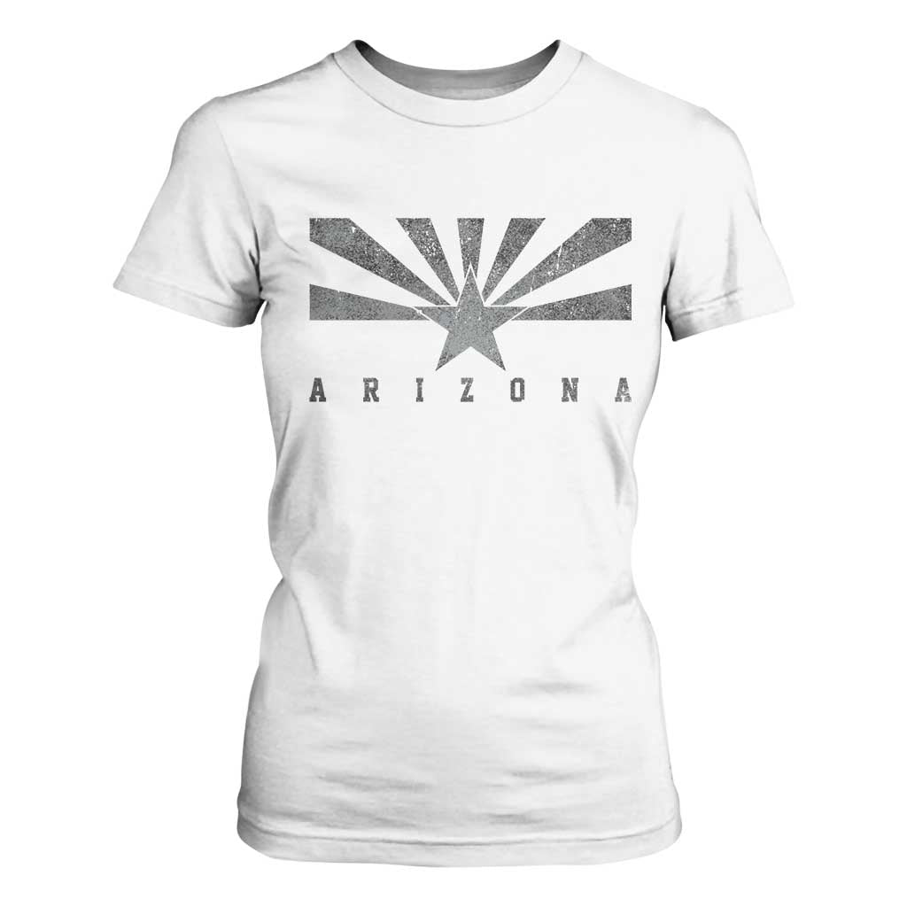 Arizona State Flag Pride Southwest Heritage Americana T Shirt For Women