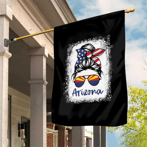 Arizona American Flag Messy Bun Pride Garden Flag