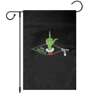 Funny Elf Hand Christmas Garden Flag Ew People Anti Socaial Xmas TS14 Black Print Your Wear
