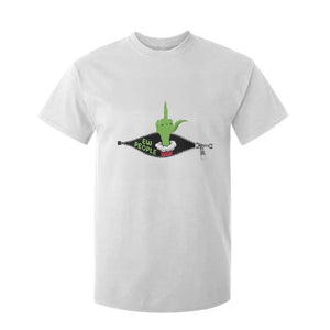 Funny Elf Hand Christmas T Shirt For Kid Ew People Anti Socaial Xmas TS14 White Print Your Wear