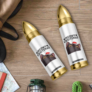 Funny Black Cat Christmas Bullet Tumbler Cute Kitty Xmas TS14 Print Your Wear