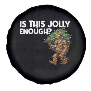 Funny Bigfoot Christmas Spare Tire Cover Is This Jolly Enough TS14 Print Your Wear