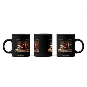 Funny Cat With Santa Selfie Christmas Coffee Mug TS14 Print Your Wear