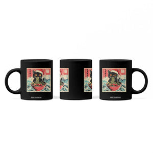 Cat Ramen Christmas Coffee Mug Japanese Kawaii Retro Cats Manga TS14 Print Your Wear