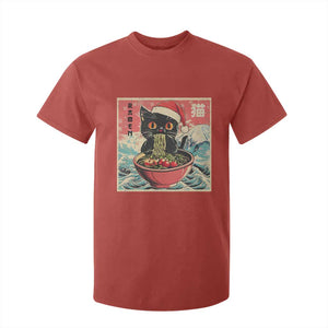 Cat Ramen Christmas T Shirt For Kid Japanese Kawaii Retro Cats Manga TS14 Red Print Your Wear