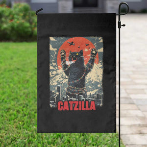 Catzilla Christmas Garden Flag Japanese Cat Lover Kitty TS14 Print Your Wear