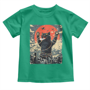Japanese Cat Christmas Toddler T Shirt Funny Kitten Kitty Cat Lover TS14 Irish Green Print Your Wear