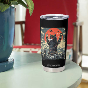 Japanese Cat Christmas Tumbler Cup Funny Kitten Kitty Cat Lover TS14 Print Your Wear