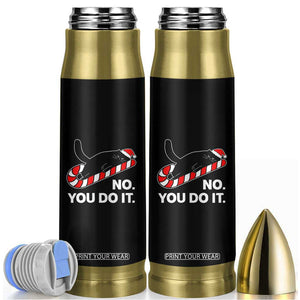 Funny Lazy Cat Christmas Bullet Tumbler No You Do It TS14 Black Print Your Wear