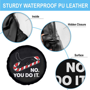 Funny Lazy Cat Christmas Spare Tire Cover No You Do It TS14 Print Your Wear