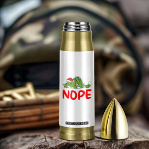 Funny Lazy Cat Christmas Bullet Tumbler Nope Not Today TS14 Print Your Wear