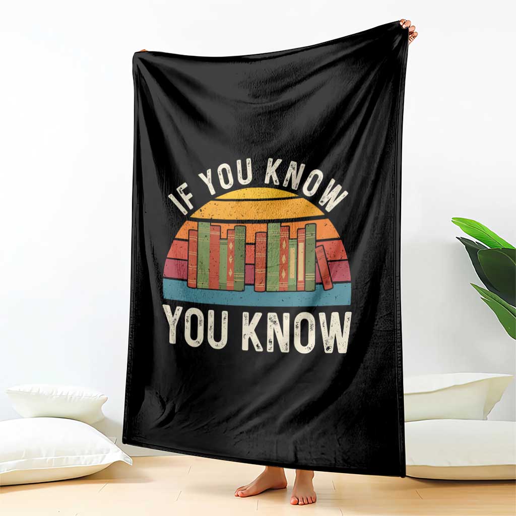 67 Six Seven Book Lover Meme Throw Blanket If You Know You Know TS14 Print Your Wear
