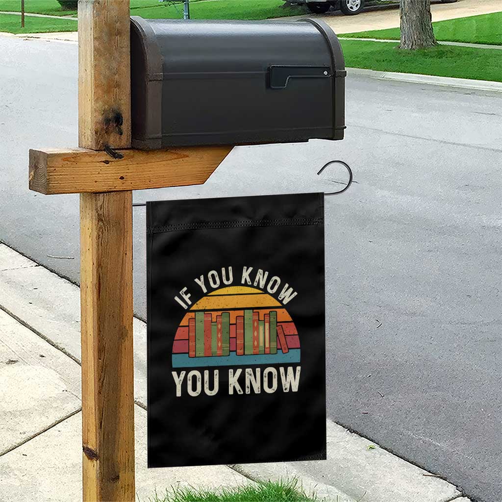 67 Six Seven Book Lover Meme Garden Flag If You Know You Know TS14 Print Your Wear