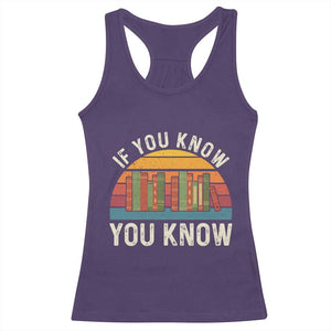 67 Six Seven Book Lover Meme Racerback Tank Top If You Know You Know TS14 Purple Print Your Wear
