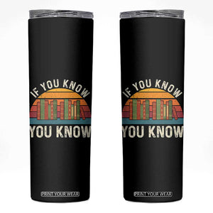 67 Six Seven Book Lover Meme Skinny Tumbler If You Know You Know TS14 Black Print Your Wear