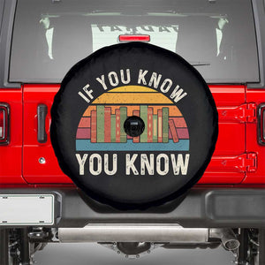 67 Six Seven Book Lover Meme Spare Tire Cover If You Know You Know TS14 Black Print Your Wear