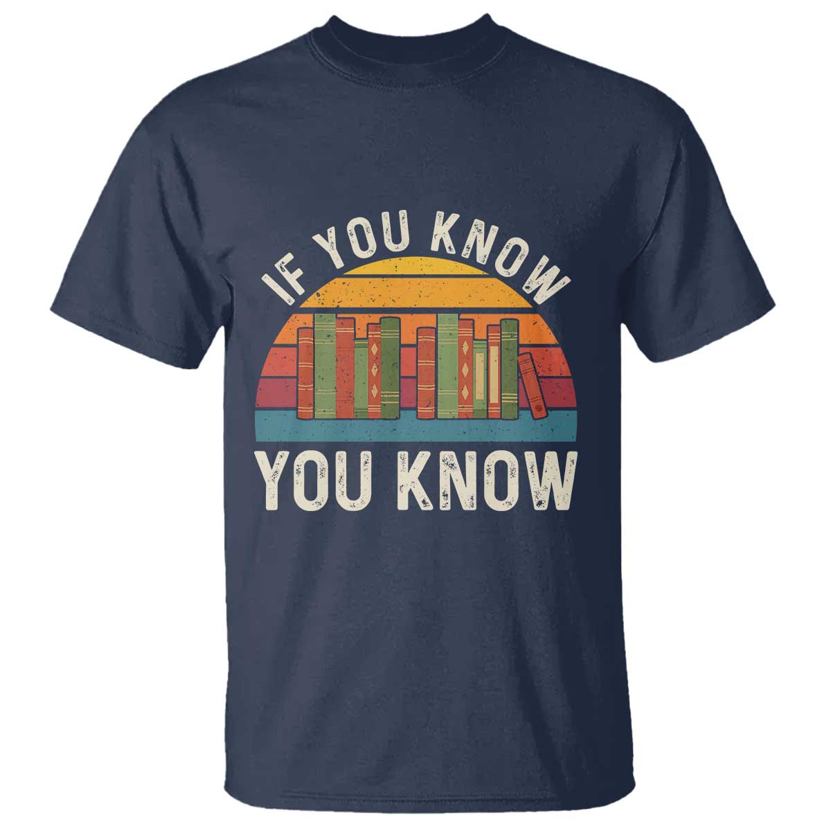 67 Six Seven Book Lover Meme T Shirt If You Know You Know TS14 Navy Print Your Wear