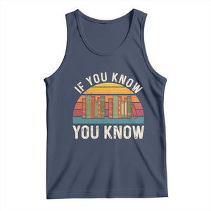 67 Six Seven Book Lover Meme Tank Top If You Know You Know TS14 Navy Print Your Wear